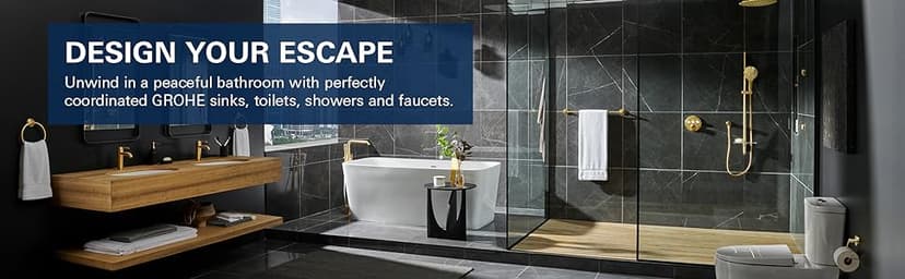 GROHE 32319003 Minta Pull-Down U Kitchen Faucet Chrome