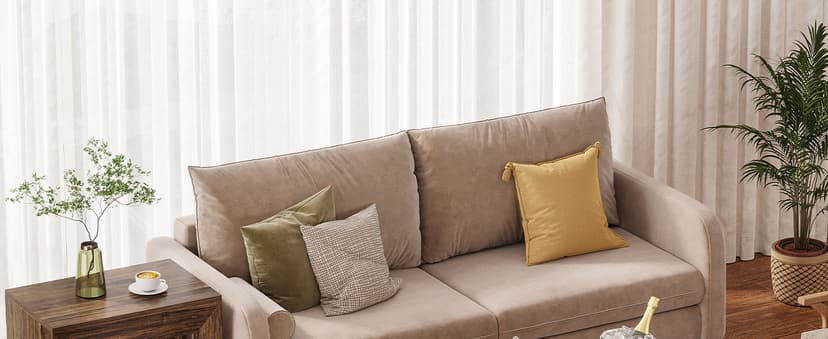 Tribesigns Rustic Wood End Table, 2 Tiered Square Side Table with Storage Shelf, Industrial Sofa Side Table for Living Room, Entrance (Rustic Brown) (1)