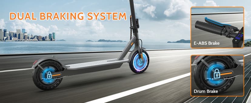 MAXSHOT Electric Scooter Adults & Big Kids, 350W Powerful Motor, Top Speed 16/19MPH, 12/16/19/21Miles Range, 8.5" Solid Tires Folding Commuter Escooter with Dual Suspension for Commuting, APP Control