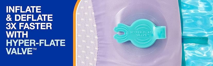 Swimways Infant Spring Float, Baby Pool Float with Canopy & UPF Protection, Swimming Pool Accessories for Kids 3-9 Months, Mermaid