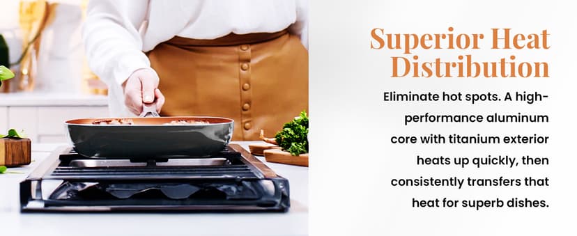 Gotham Steel True 20 Pc Ceramic Cookware Set Nonstick, Ceramic Pots and Pans Set Non Stick with Deep Square Pan Set & Bakeware Set, Non Toxic PFOA PFOS Free, Oven & Dishwasher Safe, No Cheater Pieces