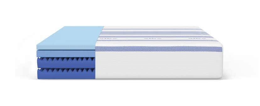 Vibe Gel Memory Foam Mattress, 12-Inch CertiPUR-US Certified Bed-in-a-Box, King, White