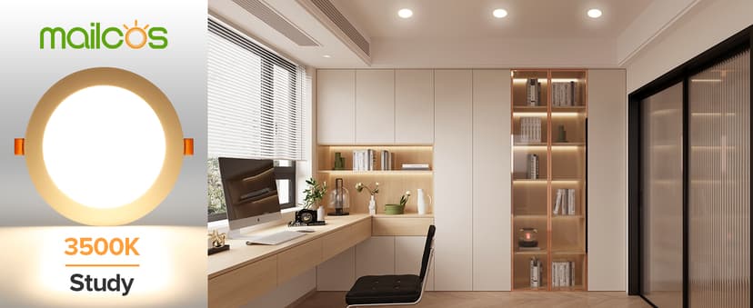 MAILCOS 12 Pack 6 Inch 5CCT Ultra-Thin LED Recessed Ceiling Light with Junction Box, 2700K-5000K Selectable, 1050LM High Brightness, Dimmable Canless Wafer Downlight, 12W 120V, ETL