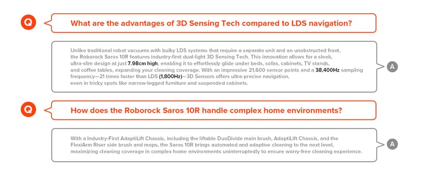 roborock Saros 10R Robot Vacuum and Mop, Powerful Suction, Zero-Tangling, 3.14’’ Ultra Slim, FlexiArm Riser Technology for Carpet & Floor, Corner & Edge Cleaning, Self-Emptying, Hot Air Drying, Black