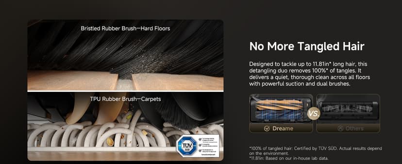 DREAME X50 Ultra Complete Robot Vacuum and Mop with Auto-Empty and Mop Self-Cleaning, 20,000Pa Suction, Obstacle Avoidance and 360° Navigation, Corner to Edge Deep Cleaning, Detangling Brush (White)