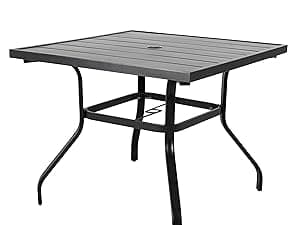 NUU GARDEN Patio Dining Chairs Set of 4, All Weather Outdoor Padded Textilene Patio Chairs, Breathable Spring Motion Textile High Back Outdoor Dining Chairs for Backyard, Lawn, Deck, Grey