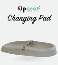 Upseat Boost Ergonomic Toddler Booster Seat for Dining Table, Developed with Physical Therapists to Encourage Posture, 3-Point Harness, Easy to Wipe Clean, and Lightweight Gray