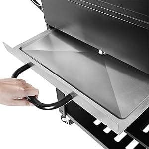 Royal Gourmet 8-Burner Gas Grill, 104,000 BTU Liquid Propane Grill, Independently Controlled Dual Systems, Outdoor Party or Backyard BBQ, Black