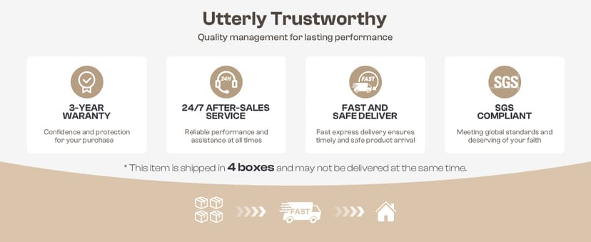 Aluminum Outdoor Patio Furniture Set with Coffee Table, 5 Piece Patio Conversation Sets with Washable Thick Cushions, Outdoor Sectional Furniture Set for Porch, Balcony, Deck, Yard, Graphite