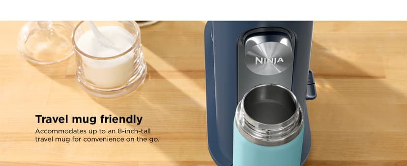 Ninja Pods & Grounds Single-Serve Coffee Maker, K-Cup Pod Compatible, 56-oz. Reservoir, 6-oz. Cup to 24-oz. Travel Mug Brew Sizes, Iced Coffee Maker, Navy, PB041NV