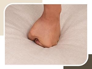 SUNSITT Patio Chairs Set of 4, Woven Wicker Outdoor Dining Chair w/Weather-Resistant Cushions, Modern Bistro Chairs Set of 4 w/Curved Armrest Beige for Garden Balcony Backyard