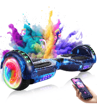 Self Balancing Scooters with Bluetooth & Corlorful LED Lights, Gifts for Kids & Adults & Girls & Boys, for All Ages