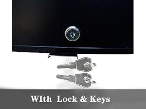 SMETA 12 Volt Refrigerator 12v 1.2 cuft RV Mini Fridge with Lock Truck Refrigerator DC 12V|110V Compact Small Fridge for Freightliner Cascadia Wheeler Trucker Drivers, Camper, Boat, Marine