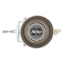 GOTOTOP Hand Crank Grain Mill Grain Grinder Machine Corn Nut Flour Mill Kitchen Tool Equipment for Wheat Nuts Food Seeds with Table Clamp 12.6 x 16.9inch