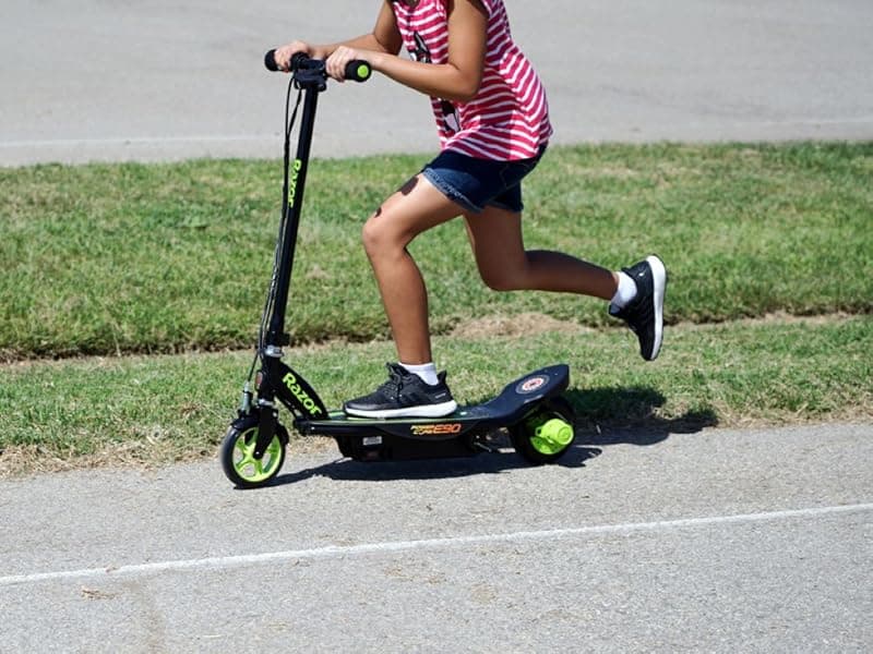 Razor Power Core E90 Electric Scooter with hub Motor, Push-Button Throttle, for Kids 8+