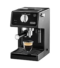De'Longhi 15-Bar Pump Espresso Machine with Milk Frother & Temperature Control - Compact Home Barista Coffee Maker for Espresso, Latte, Cappuccino & Iced Coffee, Easy to Clean Design