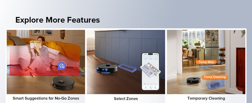 roborock Qrevo Edge S5A Robot Vacuum and Mop, 17,000Pa, Zero-Tangling, DuoDivide Main Brush, FlexiArm Side Brush, Hot Water Mop Washing & Self-Cleaning, Warm Air Drying, Self-Emptying, Black