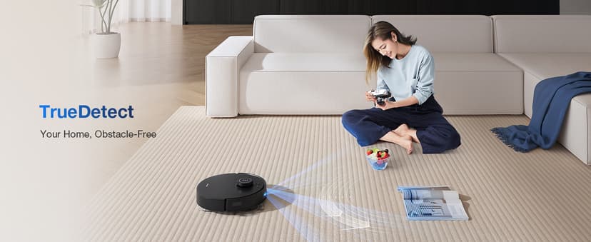 ECOVACS DEEBOT T30S Combo Robot Vacuum and Mop, All in One Cleaning Hub, 11000Pa, ZeroTangle Technology, TruEdge Adaptive Edge, Dual Self-Emptying, Hot Water Washing