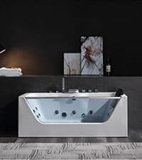 Empava Walk In Tub for Seniors,54" x 30'' Right Drain,12 Air & 13 Whirlpool Massage Jets Bathtub,with built-in Heater,2 Safety Handrail,19.25" Wide Right Outswing Door,Slip-Resistant Floor,Acrylic
