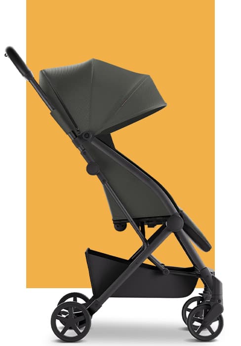 Mompush Wiz 2-in-1 Convertible Baby Stroller with Bassinet Mode, Foldable Infant Stroller with Reversible Seat and Large UPF 50+ Canopy