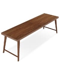 Tribesigns 78.7 Inches Long Computer Desk, Wooden Extra Long Desk, 2 Person Large Writing Table for Home Office, Brown