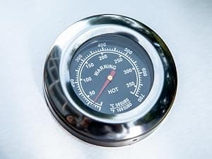 Captiva Designs 6-Burner Propane Gas BBQ Grill with Side Burner & Porcelain-Enameled Cast Iron Grate for Outdoor Kitchen & Backyard Barbecue, 65,800 BTU Output,665 SQ.IN. Cooking Area,Stainless Steel