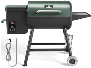 Grills DAPG-03 Electric Wood Pellet Smoker Grill, 456 SQ.IN Cook Area Pellet Grill with Auto Feed & PID Temperature Control (180-450°F), 8 in 1 BBQ Grill for Backyard Outdoor