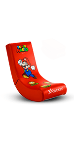 X Rocker V Rocker SE Black Foam Floor Video Gaming Chair for Adult, Teen, and Kid Gamers -2.1 High Tech Audio and Wireless Capacity - Foldable and Ergonomic Back Support (5130301)