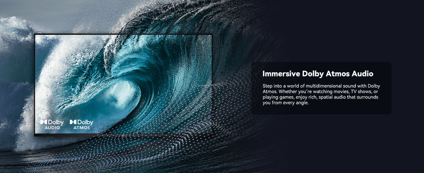 FPD 75 Inch Smart TV, 4K LED Google TV with Google Play Built-in Google Cast, HDR 10, Compatible with Dolby Atmos & Vision MEMC, Voice Assistant Remote, UHD Flat Screen Television (CG75 C3-2024)