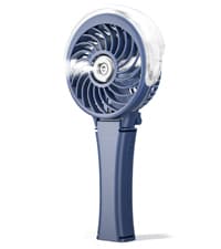 HandFan Upgraded Portable Handheld Misting Fan, Rechargeable Personal Mister Fan, Spray Water Mist Fans, Foldable Mini Cooling Hand Fans for Summer Beach Travel Concerts, Gifts for Women(Royal Blue)