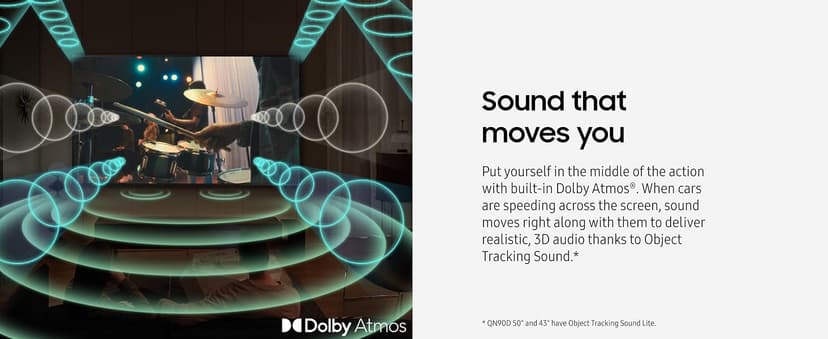 Samsung 50-Inch Class Neo QLED 4K QN90D Series Mini LED, Neo Quantum HDR+ Smart TV w/Dolby Atmos, Object Tracking Sound+, Motion Xcelerator, Real Depth Enhancer Pro, Alexa Built-in (QN50QN90D, 2024)