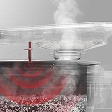 TOSHIBA Rice Cooker 6 Cup Uncooked – Japanese Rice Cooker with Fuzzy Logic Technology, 7 Cooking Functions, Digital Display, 2 Delay Timers and Auto Keep Warm, Non-Stick Inner Pot, White