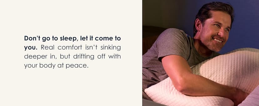 DreamyBlue Signature Pillow w/Adjustable Loft • Shredded Memory Foam Fill • Neutral Alignment for Side, Back, and Stomach Sleepers • Washable Bamboo Rayon Cover • CertiPUR-US Certified Foam (Queen)