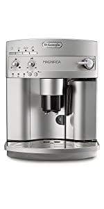 DeLonghi Magnifica XS Fully Automatic Espresso and Cappuccino Machine with Manual Cappuccino System, Silver