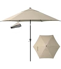 CROWN SHADES 10x10 Pop Up Canopy with 1 Side Wall - Beach Tent with One Push Setup - Outdoor Sun Shade for Events, Parties, Camping - Gazebo with STO-N-Go Cover Bag (White)