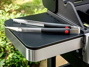 Captiva Designs 6-Burner Propane Gas BBQ Grill with Side Burner & Porcelain-Enameled Cast Iron Grate for Outdoor Kitchen & Backyard Barbecue, 65,800 BTU Output,665 SQ.IN. Cooking Area,Stainless Steel