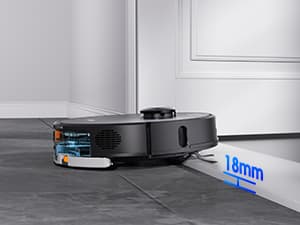 Robot Vacuum and Mop, Mapping Robotic Vacuums Cleaner with LiDAR Navigation Smart & Strong Suction, WiFi/App/Alexa/Voice Control, Obstacle Avoidance, for Home, Wood/Hard Floors, Pet Hair -Grey