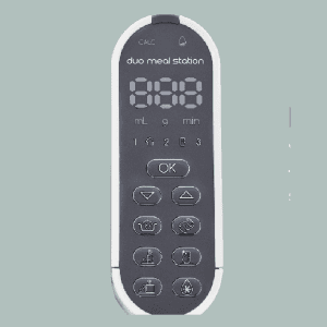 Babymoov Duo Meal Station Grey: Multi-Speed Baby Food Maker Steamer and Puree Blender, Baby Food Processor that warms & defrosts (Nutritionist Approved)