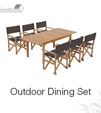 OC Orange-Casual Stackable Patio Dining Chairs Set of 4, Outdoor Acacia Wooden Chairs w/Armrest & Removeable Fabric Cushion, for Porch, Backyard, Garden, Indoor, Beige