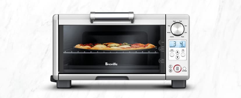 Breville BOV450XL Mini Smart Countertop Oven and Toaster Oven, Small, Brushed Stainless Steel