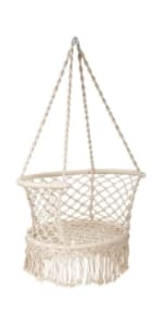 Giantex Hammock Chair Stand Only, Heavy Duty Steel C-Stand for Hanging Chair, 360° Rotation Egg Chair Stand W/Carabiner, 2" Diameter Steel Pipe, 81.5" H Stand for Swing Chair Outdoor Indoor