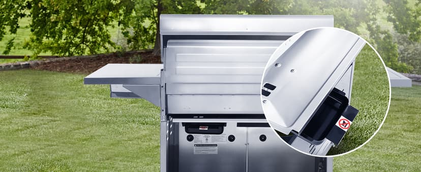 Royal Gourmet GA4402S 4 Burner Propane Gas Grill with Side Burner & Warming Rack, Stainless Steel Gas Grill with 54,000 BTUs Output for Barbecue Grilling & Backyard Cooking, Silver