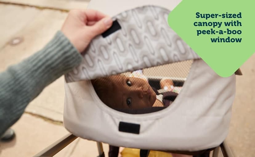 Safety 1st Deluxe Grow and Go Travel System Stroller and Car Seat Combo, 8-in-1 Travel System, Weight Capacity 4-30 lbs, Dunes Edge