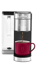 Keurig K-Supreme Plus SMART Coffee Maker, Single Serve K-Cup Pod Coffee Brewer, BREWID and MultiStream Technology, 78 Oz, Black