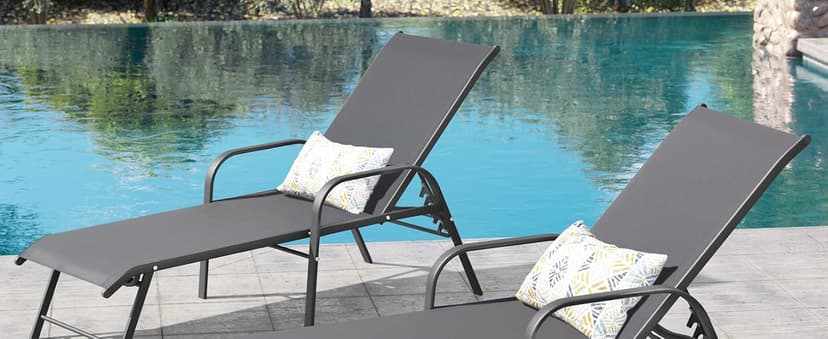 Crestlive Products Outdoor Loveseat 3 Pieces, 2 Seater &1 Seater Outdoor Sofa Set,All-Weather Boho Rattan Patio Furniture with Soft Cushion for Balcony, Poolside, Backyard (Dark Gray Without Table)