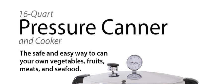 Presto 01755 16-Quart Aluminum canner Pressure Cooker, One Size, Silver