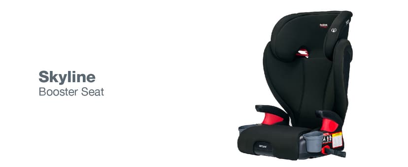 Britax Skyline 2-Stage Belt-Positioning Booster Car Seat, Dusk - Highback and Backless Seat