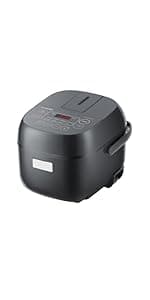 TOSHIBA Rice Cooker 6 Cup Uncooked – Japanese Rice Cooker with Fuzzy Logic Technology, 7 Cooking Functions, Digital Display, 2 Delay Timers and Auto Keep Warm, Non-Stick Inner Pot, White