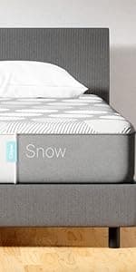 Casper Sleep Original Foam Hybrid, Twin Mattress - Medium Firm Memory Foam with Zoned SupportTM - 100-Night Trial - CertiPUR-US Mattress, Light Gray