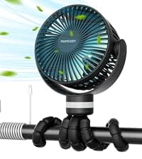 Momcozy ClickGo Lightweight Stroller, Compact Travel Stroller for Airplane with One-Click Fold, Baby Stroller and Toddler Stroller with Large Canopy for Kids from 0 Months, Extendable UPF50+ Canopy